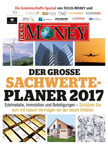 Der große Sachwerte Planer - Edelmetalle, Immobilien und Beteiligungen – Schützen Sie sich mit realem Vermögen vor der neuen Inflation.